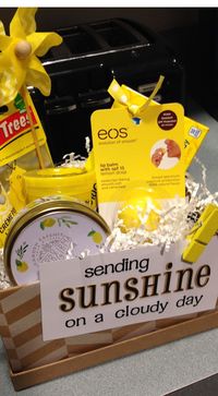 Sending Sunshine Diy sympathy gifts basket care packages good homemade gifts condolence basket ideas sympathy gifts for neighbor bereavement gift baskets friend package care basket ideas