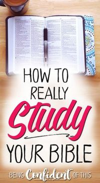 Why Reading Isn't Enough ~ Study the Bible | Being Confident Of This