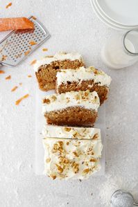 Vegan Carrot Cake Loaf