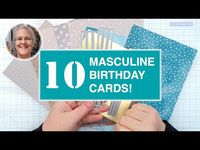 (1) Die-Cut December [28] 10 Marvelous Masculine Cards featuring Die-Cutting! [2025/305] - YouTube