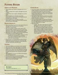 (2) Reworked Flying Rules! (new and simple way to handle flight in your games) : UnearthedArcana