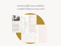 Ideal Target Audience Workbook Customer Profile Avatar | Etsy