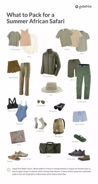 [Infographic]: What to pack for an African Safari | Go2Africa