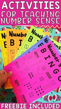 Kindergarten and first grade students need to spend time building number sense to do the other math standards that are required in these grade levels. Check out this blog post for five simple ideas to add to your math block to help your kindergarten and 1st grade students develop and build their number sense. These fun activities will definitely be a hit, especially the bingo boards! Grab the free download in our post!