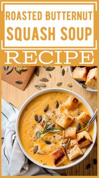 Simple Roasted Butternut Squash Soup Recipe