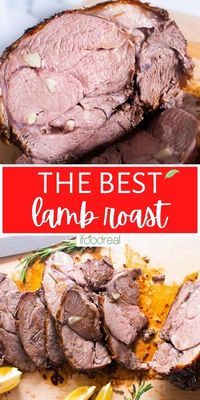 How to cook perfect Boneless Leg of Lamb Recipe every time. Herb crusted and garlic stuffed, this is an easy lamb roast anyone can make!