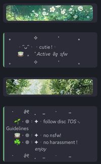 press the pic to get access of the webhook link! Feel free to change whatever you want.  aesthetic , green , discord , layout , inspiration , cute