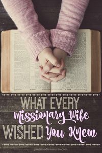 Know a missionary wife? This is what she wished you knew. Get the inside scoop on how to encourage a missionary wife by reading this thought provoking transparent list! @alicanwrite