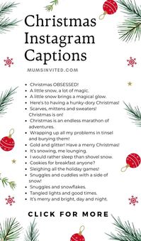 92 Christmas Instagram Captions & Images (2023)