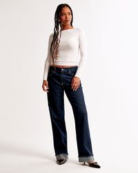 Women's Curve Love Low Rise Baggy Jean | Women's New Arrivals | Abercrombie.com