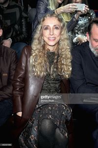 Franca Sozzani attends the Philipp Plein show as a part of Milan Fashion Week Menswear Autumn/Winter 2014 on January 12, 2014 in Milan, Italy.