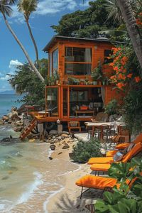 #house #beach #beachlife #ocean #oceanlife #tropical #smallhouses #smallhouseplan #smallhouseideas