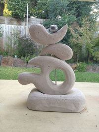 abstract Hebel sculpture