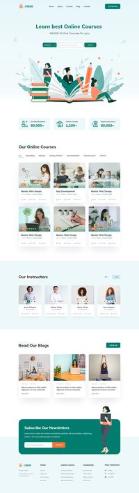 Online Learning Platform on Behance