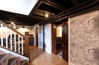 Exposed ceiling basement - Farmhouse - Basement - Chicago - by Meyer Design | Houzz