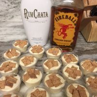 Was a big hit at a Halloween party! - Pudding Shots - Cinnamon Toast