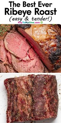 This boneless ribeye roast makes the most amazing centerpiece for your holiday table. It’s incredibly juicy, tender, and coated in the most delicious homemade rub, which creates the best flavorful crust you can imagine. KeyToMyLime.com