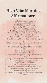 #affirmations #vibes #vibecheck #morning