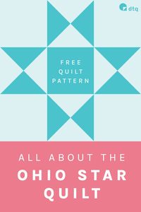 Looking for a simple tutorial on how to make an Ohio star quilt block? Look no further! This tutorial will show you step by step how to make this classic quilt block and how to piece a modern Ohio star quilt. A free Ohio star pattern is included!