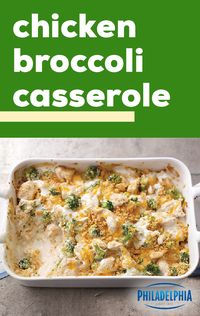 Chicken Broccoli Casserole – We’ve got your dinner table covered! This cheesy, cracker-topped chicken bake is a delicious addition for busy weeknights thanks to the 15 minute prep time and small list of ingredients you probably already have in your kitchen! Click for the full recipe.