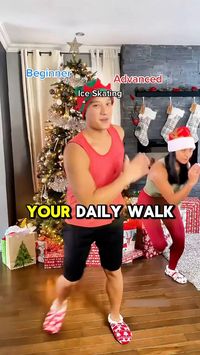 Happy Holidays to you and yours 🎄 from JA and Kat  The holidays can be hectic, but remember to keep moving, even in small, gentle ways. Staying active helps boost your energy and maintain your well-being during this busy time. Take a moment for yourself—you’re worth it. Keep going, one step at a time, and enjoy the season!  #homeworkout #holidays #christmas