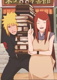 Minato and Kushina are so cute. #naruto