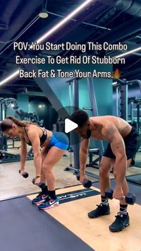 WorthyFitQ on Instagram: "Stubborn Back Fat & Tone Your Arms Workout‼️ Light Dumbbells Required (5-15 Pounds)✅ Pay Attention To Your Diet For Fast Results✅ Share & Save✅  #backday #backworkout #backfat #armday #stubbornfat #weightloss #fatloss #exercise #motivation #fitness #getfit #personaltrainer #reels #explore #viral"