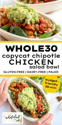 You'll love this budget-friendly 30-minute chicken dinner! Kid-approved and EASY. Plus, it's Whole30, Paleo, Keto, gluten-free, dairy-free, nut-free, and egg-free. Make it at home for a 1/3 of the cost!