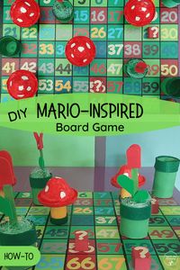 DIY Mario- inspired Board Game