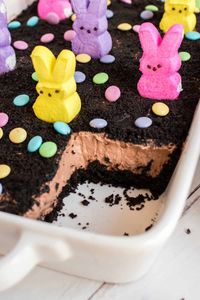 Easter Dirt Cake Recipe - Shugary Sweets