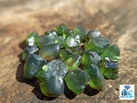 Ceylon Natural Green Zircon Rough Gemstones Lot