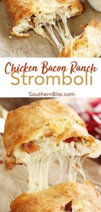 You only need 5 ingredients to get this quick and easy Chicken Bacon Ranch Stromboli on the table. It'll be your family's new favorite supper recipe!