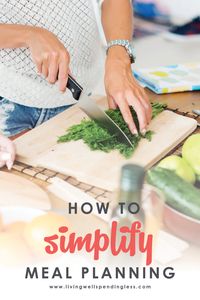 Dreading dinnertime again? Meal planning is easy and will help you get ahead. Don't miss these ten helpful tips for simple meal planning! #mealplanning #mealprep #freezermeals #cookingtips #cooking 