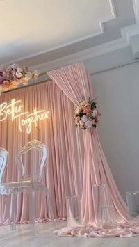 Wedding arch drapes can be used for wedding backdrops, party decoration, etc. Shop what you need for your next party or event and save more from Lofaris. #lofaris #pink #wedding #bettertogether #sweet #drapes