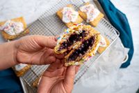 Buttery, flakey, jam-filled delicious sourdough pop tarts topped with vanilla icing and sprinkles, how can you go wrong? These reimagined homemade pop tarts