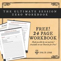 Are you planning a new TTRPG campaign but don't know where to start? Is the anxiety of writing a story for your friends daunting and impossible? Would you already be playing if you knew where to begin? Then Ink and Lyre has a workbook for you. This downloadable workbook is perfect for creating a new campaign and setting expectations at your table. Includes worksheets for the dungeon master and the players. PLUS in-depth character backstory worksheets!