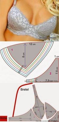 Бюстгальтер своими руками: выкройка и мастер класс с фото