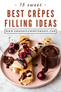 If you're a massive fan of crêpes like me, then you'll love my top 15 Crêpes Filling Ideas. Make yourself a batch of crêpes and get creative with these fillings. Each one is as delicious as the next and they'll be sure to satisfy.