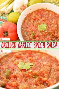 Having grilled garlic spicy salsa at your next backyard barbecue will wow your guest. Spicy salsa is always the way to go. - The Kreative Life