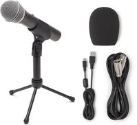 Samson Q2U Recording and Podcasting Pack USB/XLR Dynamic Microphone with Accessories | Sweetwater