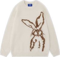 Retail Price 70$ Stay Cozy And Playful In This Delightful Sweater Adorned With A Simple And Cute Bunny. Its Fluffy And Comfortable Feel Ensures You Keep Your Charm Even In The Chilly Winter. Material: 100% Nylon. Clothing Details: Rabbit Jacquard. Super Soft!! So Pretty And Cozy! I’m Still Thinking To Leave It For Me ^_^