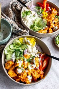 Buffalo Chicken Bowls - Sailor Bailey