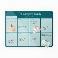 Personalised Weekly Planner - Magnetic Dry Erase Board – Beyond the Fridge.co.uk