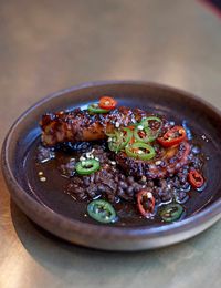 Want an impressive side to go with your curry? Cook this low calorie octopus black lentil dahl from Neil Rankin's restaurant, Temper City. It may take a bit of time but it's definitely worth the effort