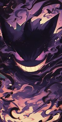 Check out my other pins for more anime wallpaper :)  #gengar #pokemon #animewallpaper #ai