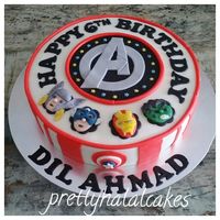 The avengers birthday cake.