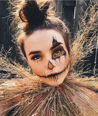 40+ Scarecrow Makeup Ideas For Halloween - The Glossychic