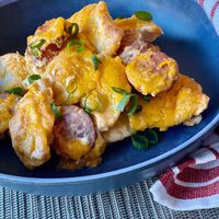 Crockpot Pierogi Casserole with Kielbasa - An Easy Meals Recipe