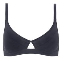 The key hole, organic cotton bra offers a soft fit on the bust and will move naturally with your body. Be aware that for size large and large+ Audre soft bra has been provided with slightly larger cups than our previous designs, and thus it favours bigger chests.