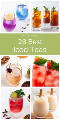 These iced teas are perfect for cooling off with on a summer afternoon! Shop our top 28 loose leaf iced tea blends.